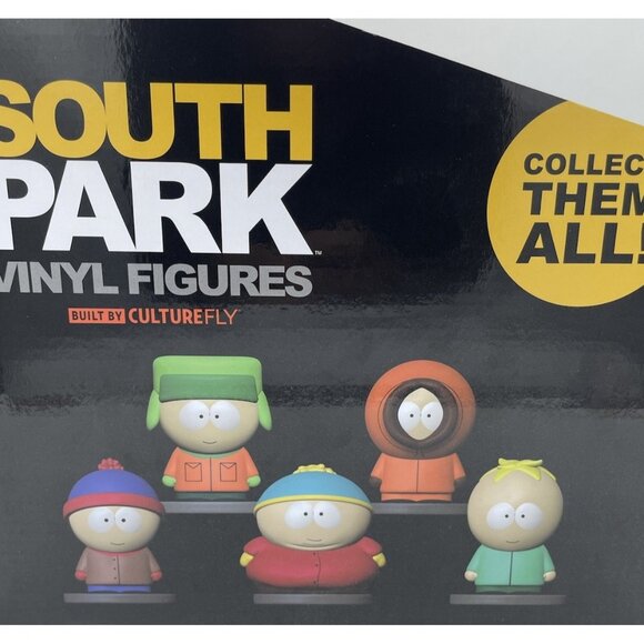 New South Park Culturefly Vinyl Figures Toy Set Cartman Stan Kyle Butters Kenny - Picture 3 of 13